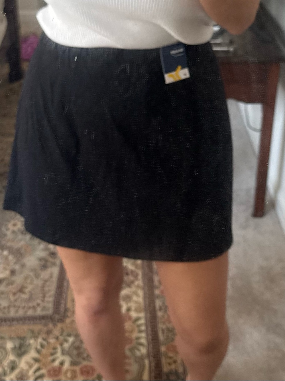 NWT Old Navy Black Mini Skort - A-Line